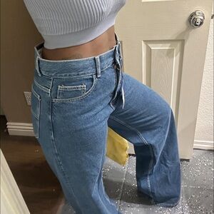 Zara Blue Flare & Wide Leg Women's Jeans